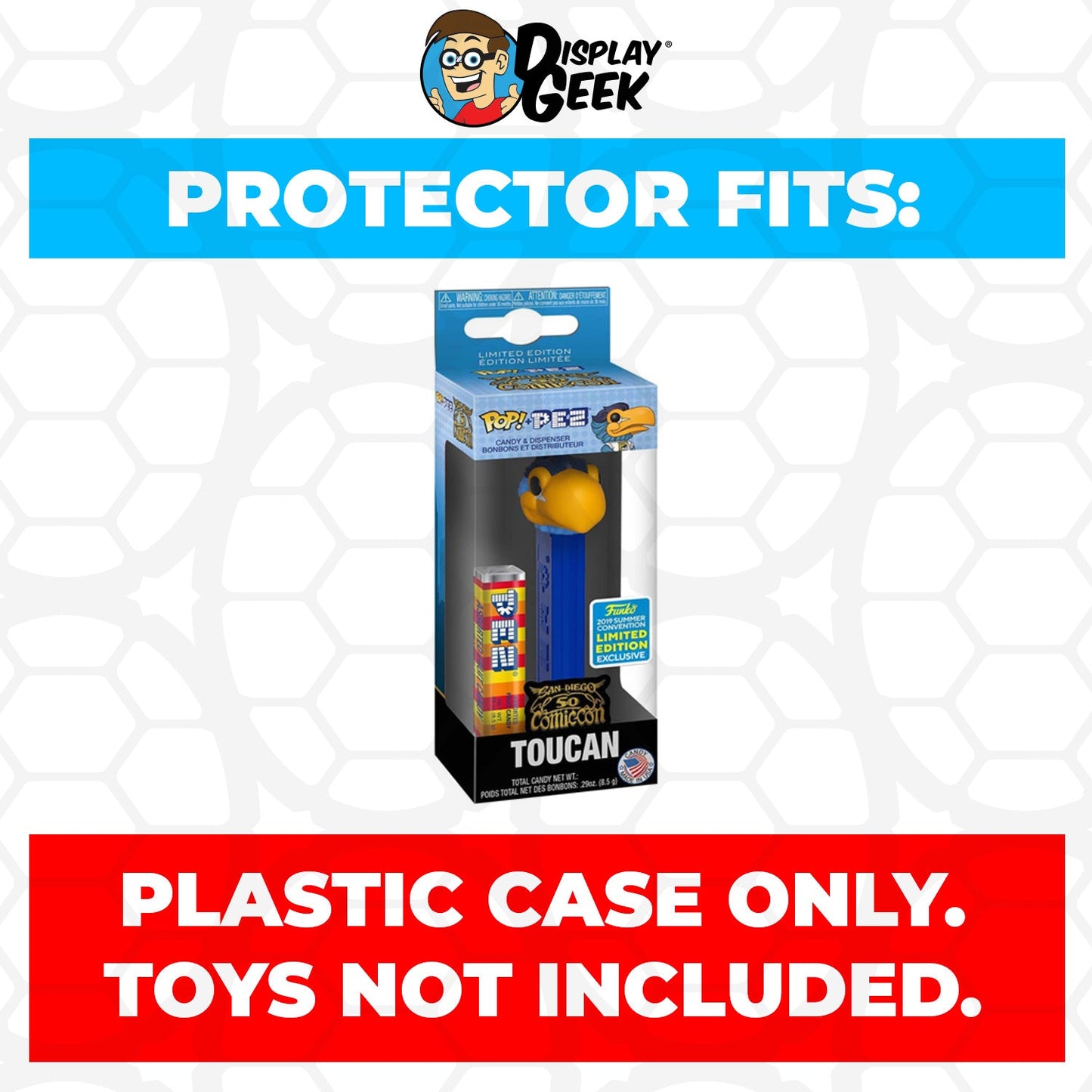 Pop Protector for Toucan SDCC Funko Pop Pez - PPG Pop Protector Guide Search Created by Display Geek