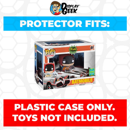 Pop Protector for Batmobile Chrome SDCC #01 Funko Pop Rides - PPG Pop Protector Guide Search Created by Display Geek