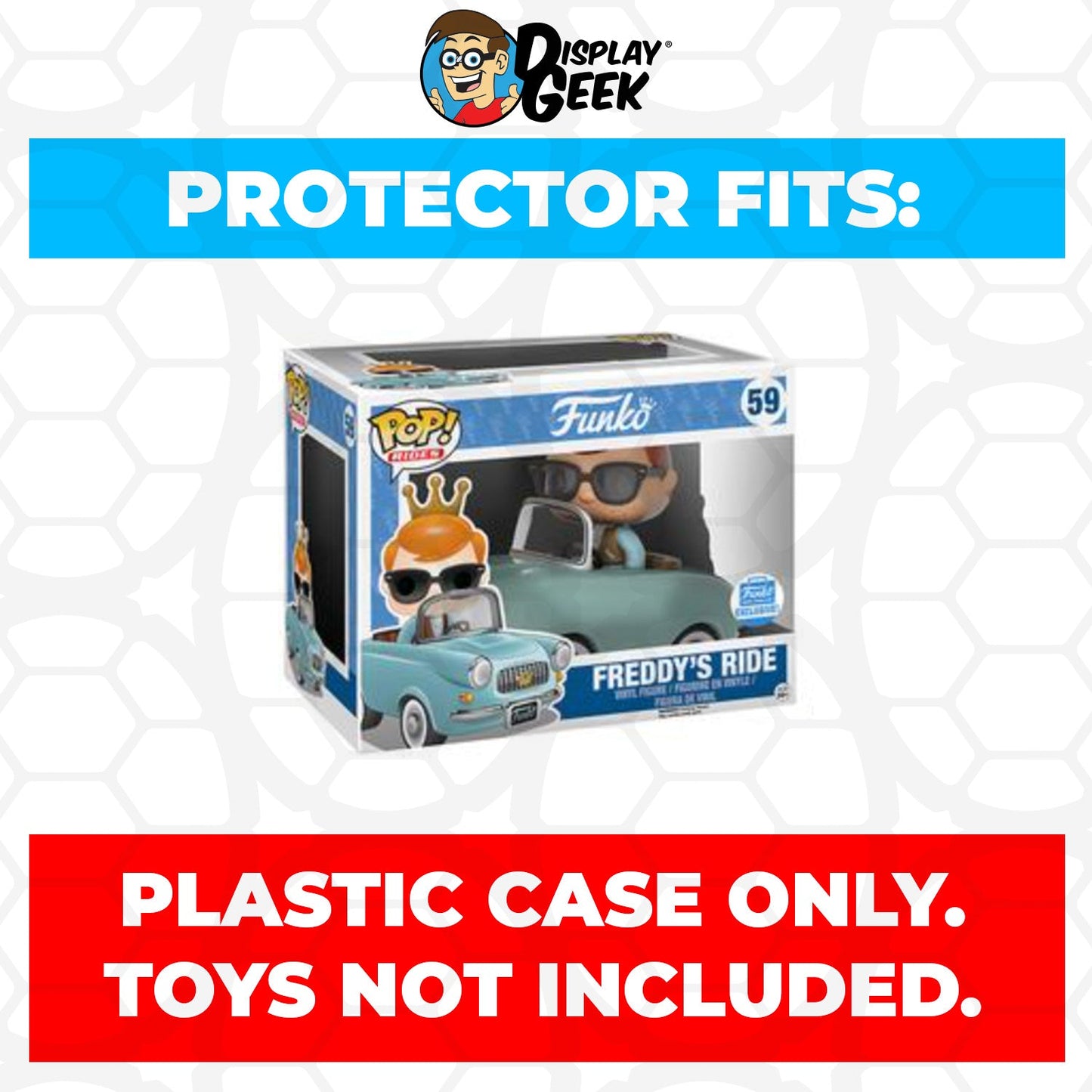 Pop Protector for Freddy's Ride Blue #59 Funko Pop Rides - PPG Pop Protector Guide Search Created by Display Geek