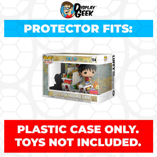 Pop Protector for One Piece Luffy with Thousand Sunny CCXP #114 Funko Pop Rides - PPG Pop Protector Guide Search Created by Display Geek