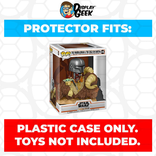 Pop Protector for The Mandalorian & The Child on Bantha #416 Funko Pop Rides - PPG Pop Protector Guide Search Created by Display Geek