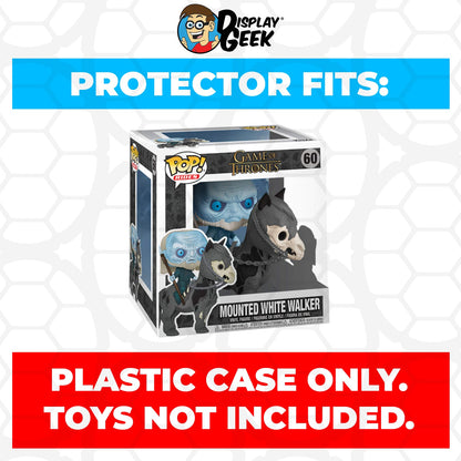 Pop Protector for Mounted White Walker #60 Funko Pop Rides - PPG Pop Protector Guide Search Created by Display Geek