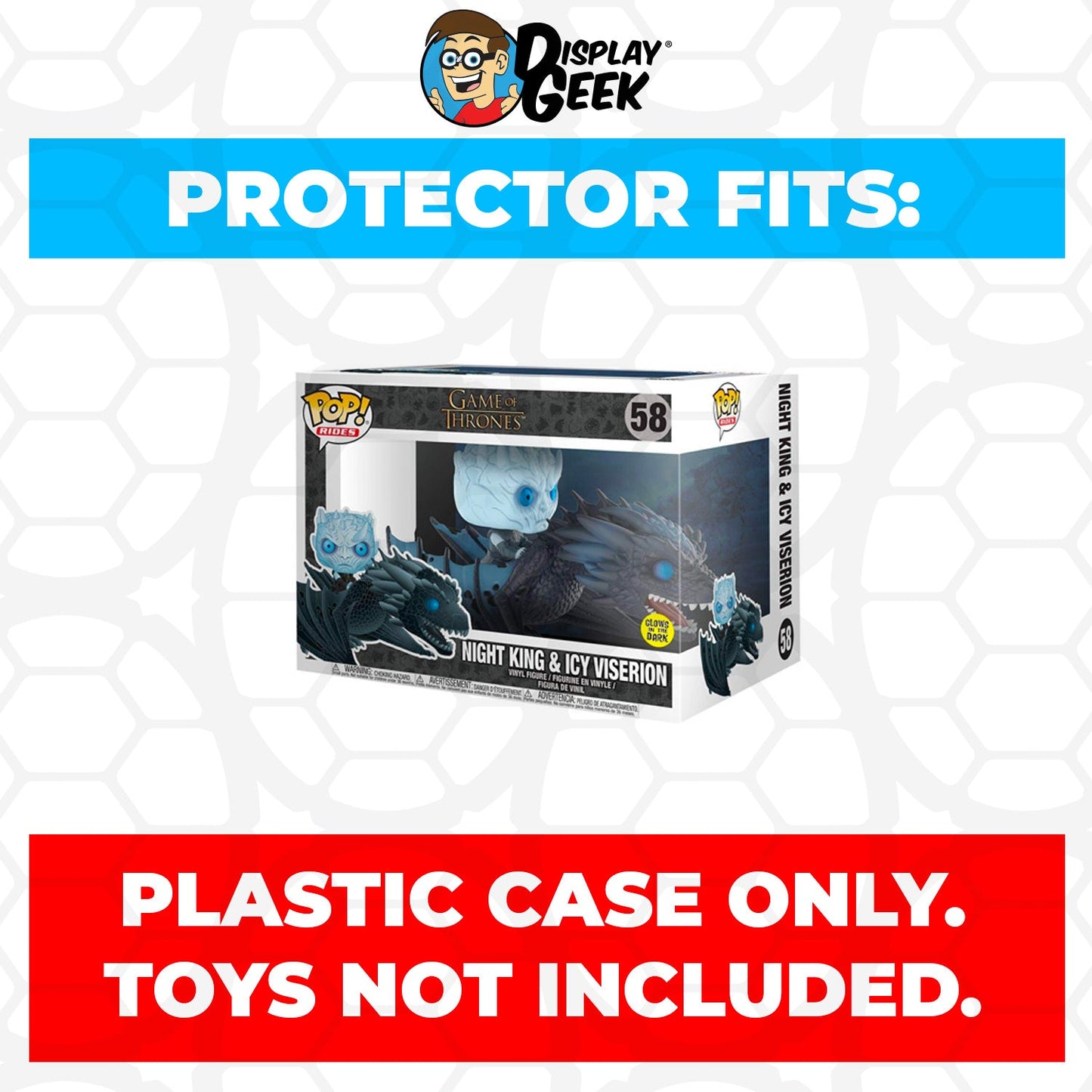 Pop Protector for Night King & Icy Viserion #58 Funko Pop Rides - PPG Pop Protector Guide Search Created by Display Geek