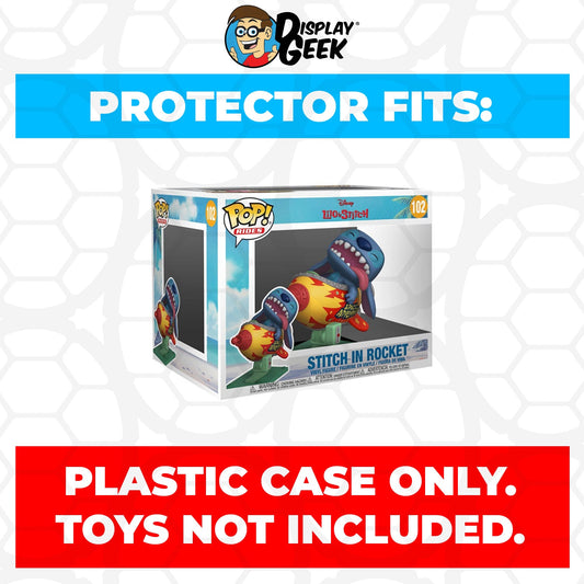 Pop Protector for Stitch in Rocket #102 Funko Pop Rides - PPG Pop Protector Guide Search Created by Display Geek