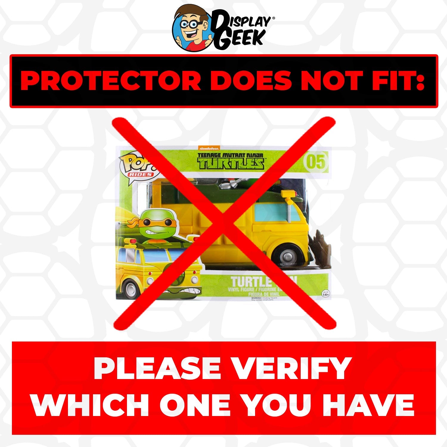 Pop Protector for Leo in the Turtle Van #301 TMNT Funko Pop Rides - PPG Pop Protector Guide Search Created by Display Geek