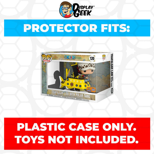 Pop Protector for One Piece Trafalgar Law with Polar Tang WonderCon #120 Funko Pop Rides - PPG Pop Protector Guide Search Created by Display Geek