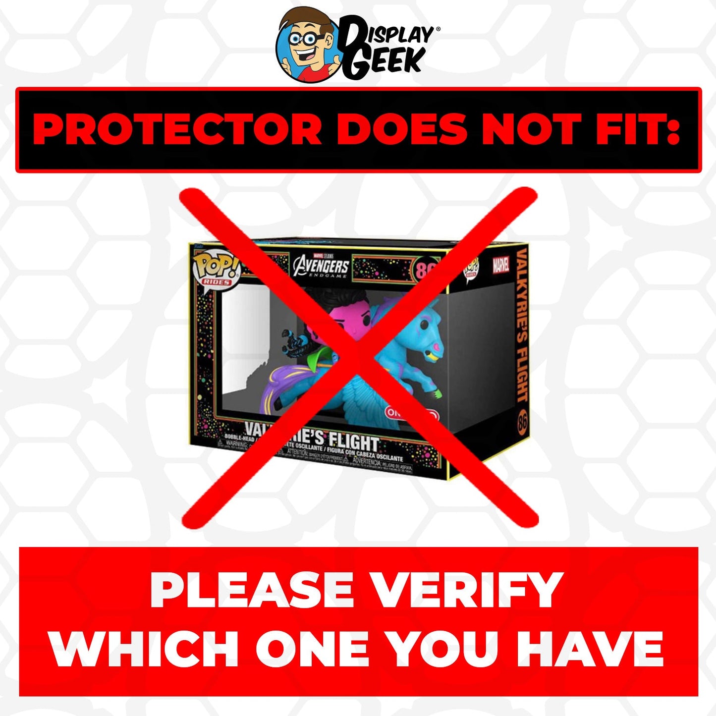 Pop Protector for Valkyrie's Ride #86 Funko Pop Rides - PPG Pop Protector Guide Search Created by Display Geek