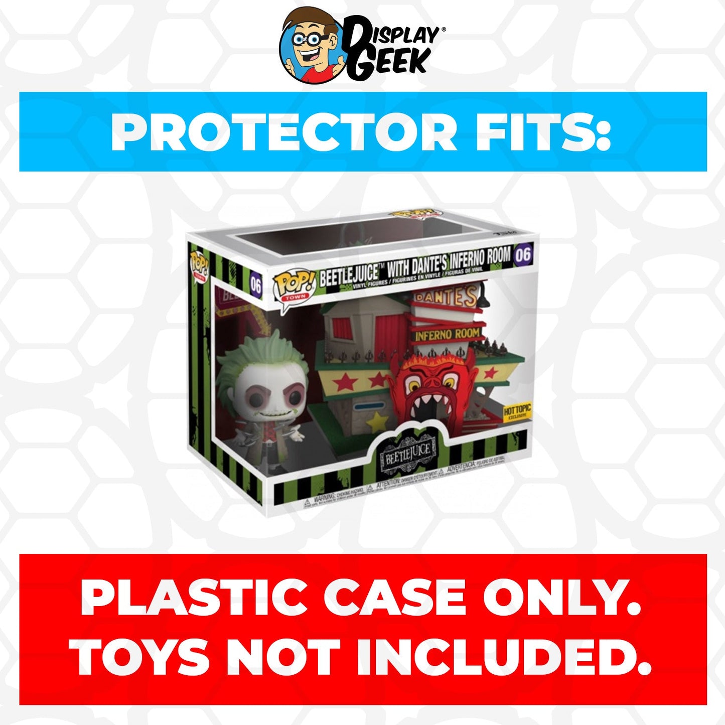 Pop Protector for Beetlejuice with Dante's Inferno Room #06 Funko Pop Town - PPG Pop Protector Guide Search Created by Display Geek