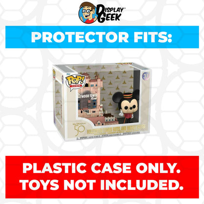 Pop Protector for Hollywood Tower Hotel and Mickey Mouse #31 Funko Pop Town - PPG Pop Protector Guide Search Created by Display Geek