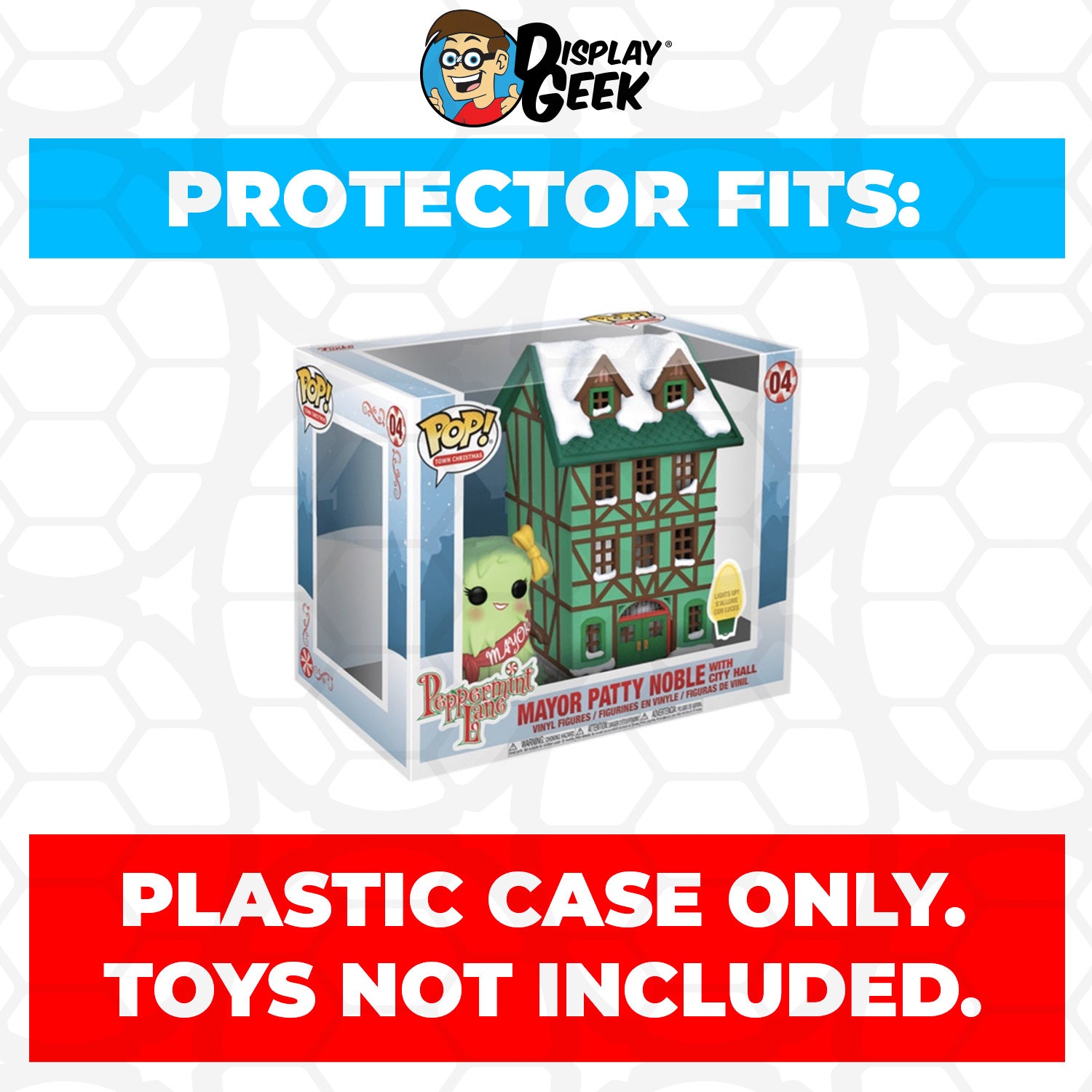 Pop Protector for Mayor Patty Noble with City Hall #04 Funko Pop Town - PPG Pop Protector Guide Search Created by Display Geek