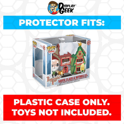 Pop Protector for Santa Claus & Nutmeg with House #01 Funko Pop Town - PPG Pop Protector Guide Search Created by Display Geek