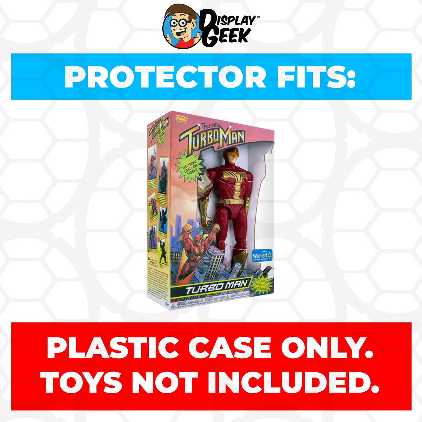 Pop Protector for Talking Turbo Man Action FIgure Funko - PPG Pop Protector Guide Search Created by Display Geek