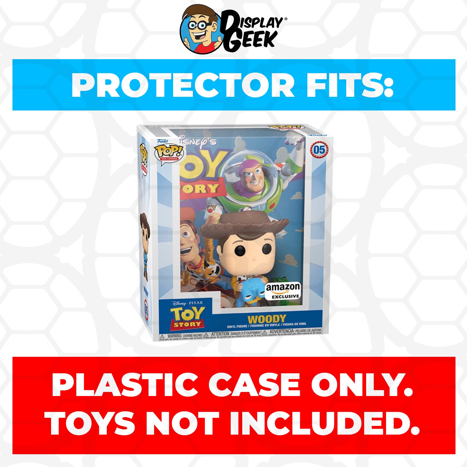 Pop Protector for Toy Story Woody #05 Funko Pop VHS Covers - PPG Pop Protector Guide Search Created by Display Geek