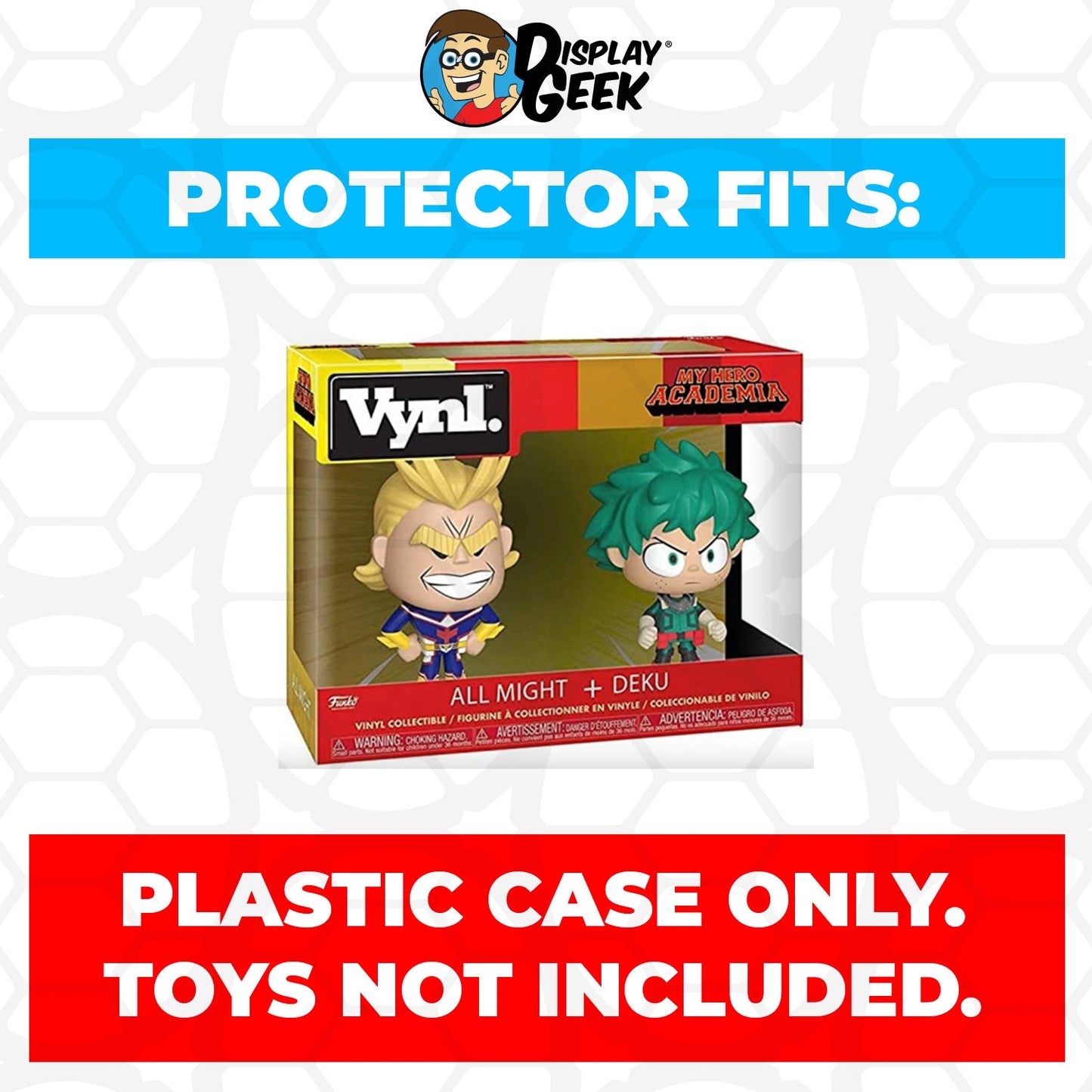 Pop Protector for Vynl 2 Pack All Might & Deku Funko - PPG Pop Protector Guide Search Created by Display Geek