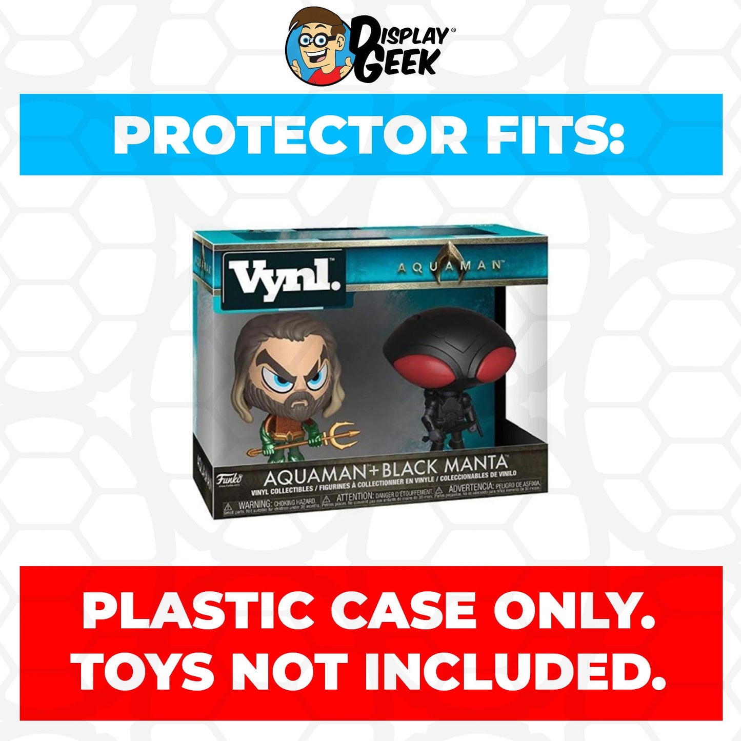 Pop Protector for Vynl 2 Pack Aquaman & Black Manta Funko - PPG Pop Protector Guide Search Created by Display Geek