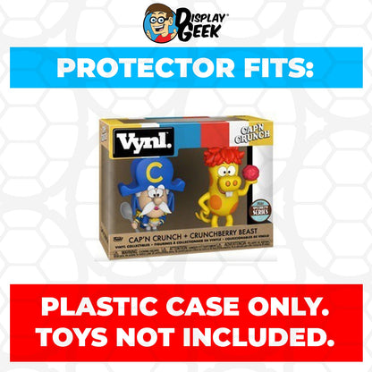 Pop Protector for Vynl 2 Pack Cap'n Crunch & Crunchberry Beast Funko - PPG Pop Protector Guide Search Created by Display Geek