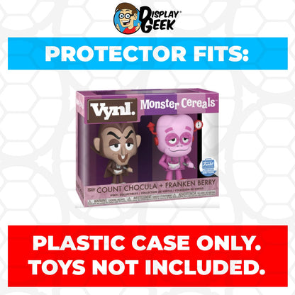 Pop Protector for Vynl 2 Pack Count Chocula & Franken Berry Funko - PPG Pop Protector Guide Search Created by Display Geek