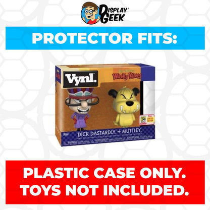 Pop Protector for Vynl 2 Pack Dick Dastardly & Muttley SDCC Funko - PPG Pop Protector Guide Search Created by Display Geek