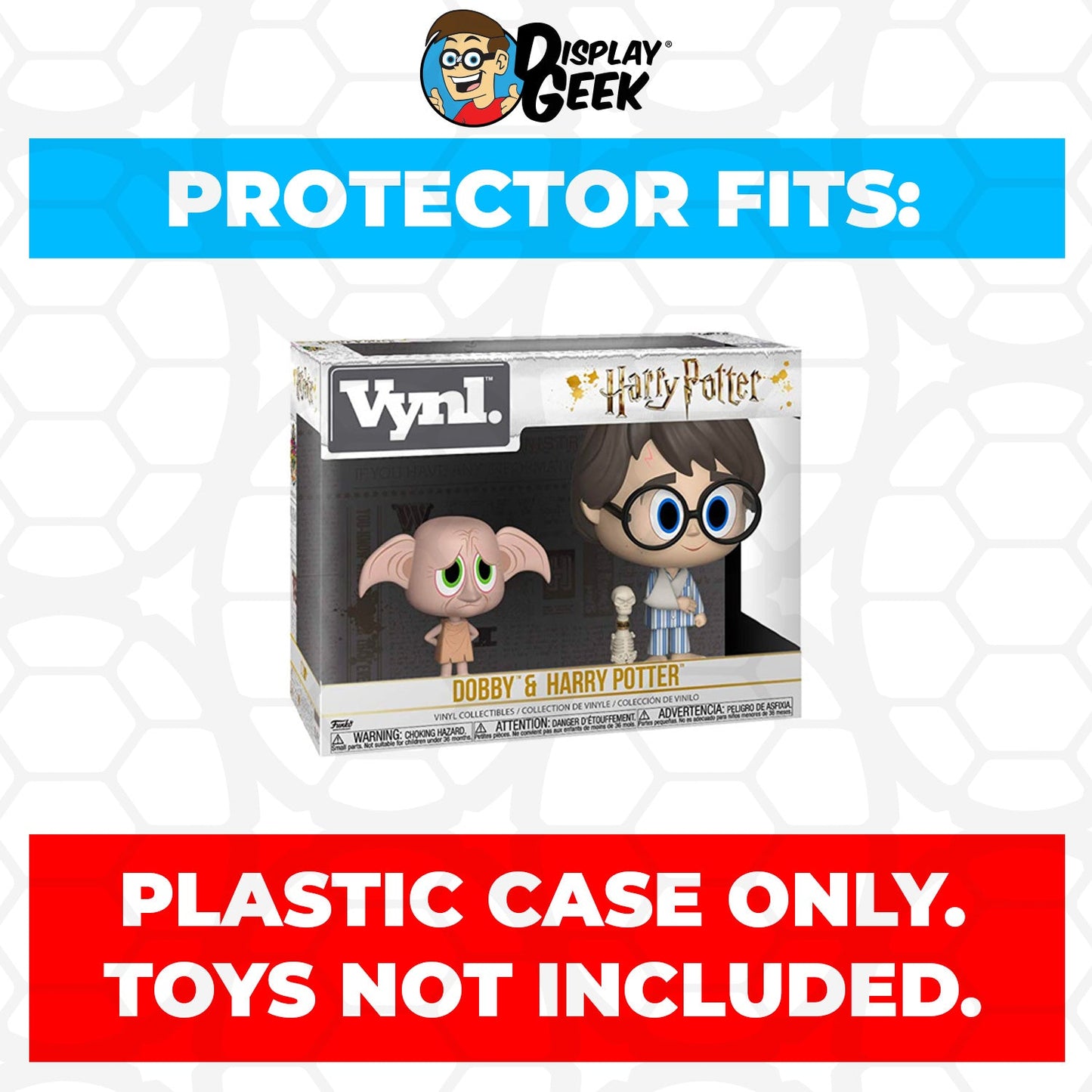 Pop Protector for Vynl 2 Pack Dobby & Harry Potter Injured Funko - PPG Pop Protector Guide Search Created by Display Geek