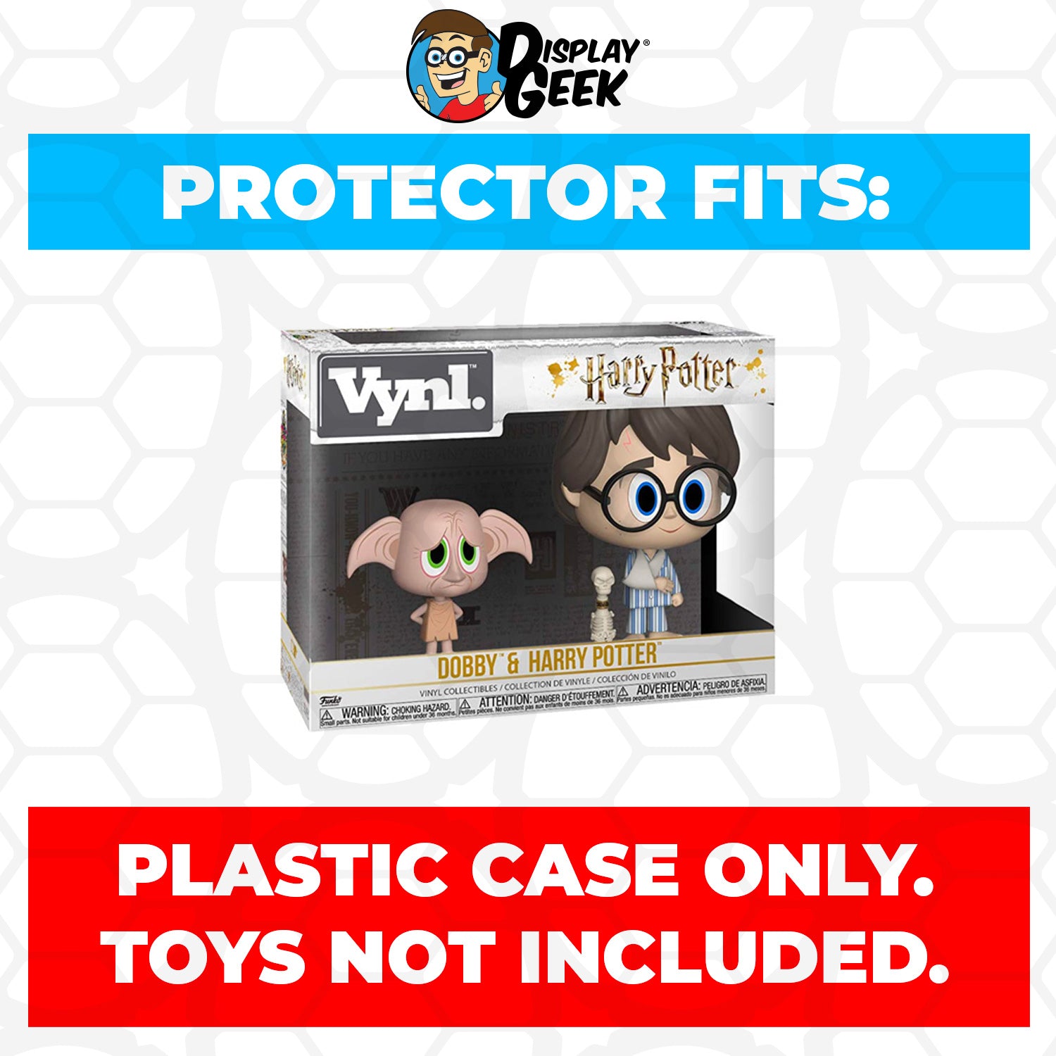 Pop Protector for Vynl 2 Pack Dobby & Harry Potter Injured Funko - PPG Pop Protector Guide Search Created by Display Geek