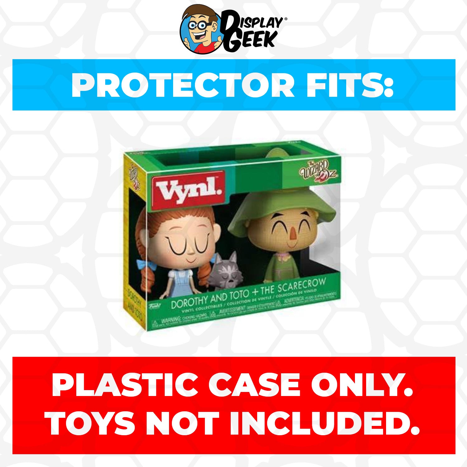 Pop Protector for Vynl 2 Pack Dorothy & Toto & Scarecrow Funko - PPG Pop Protector Guide Search Created by Display Geek