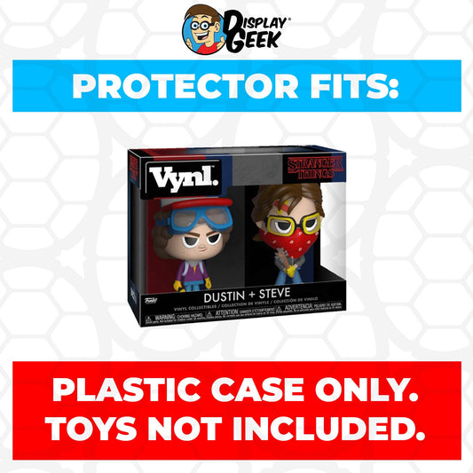 Pop Protector for Vynl 2 Pack Dustin & Steve Funko - PPG Pop Protector Guide Search Created by Display Geek