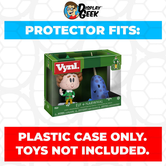 Pop Protector for Vynl 2 Pack Elf & Narwhal Funko - PPG Pop Protector Guide Search Created by Display Geek