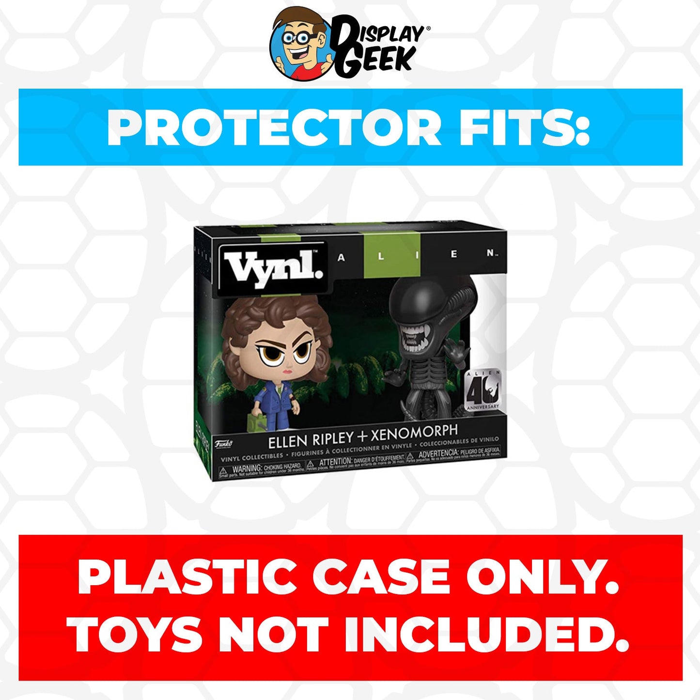 Pop Protector for Vynl 2 Pack Ellen Ripley & Xenomorph Funko - PPG Pop Protector Guide Search Created by Display Geek