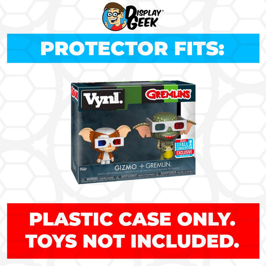 Pop Protector for Vynl 2 Pack Gizmo & Gremlin 3D Glasses NYCC Funko - PPG Pop Protector Guide Search Created by Display Geek