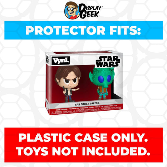 Pop Protector for Vynl 2 Pack Han Solo & Greedo Funko - PPG Pop Protector Guide Search Created by Display Geek