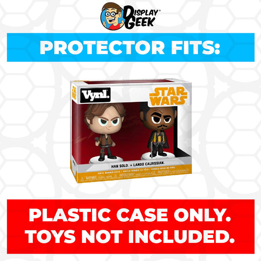 Pop Protector for Vynl 2 Pack Han Solo & Lando Calrissian Funko - PPG Pop Protector Guide Search Created by Display Geek