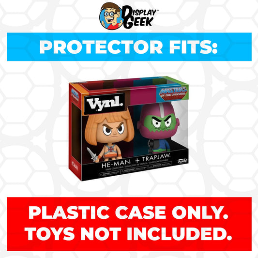 Pop Protector for Vynl 2 Pack He-Man & Trap Jaw Funko - PPG Pop Protector Guide Search Created by Display Geek