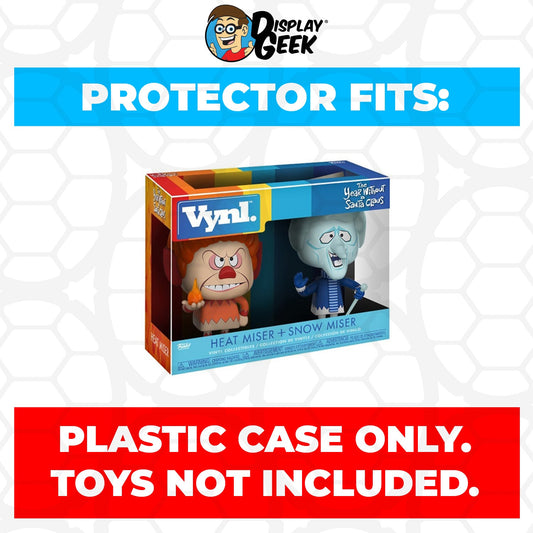 Pop Protector for Vynl 2 Pack Heat Miser & Snow Miser Funko - PPG Pop Protector Guide Search Created by Display Geek