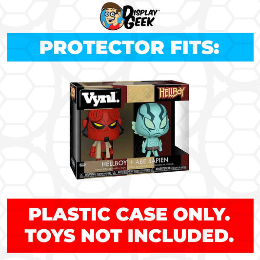 Pop Protector for Vynl 2 Pack Hellboy & Abe Sapien Funko - PPG Pop Protector Guide Search Created by Display Geek