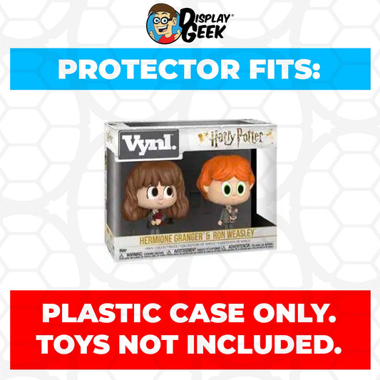 Pop Protector for Vynl 2 Pack Hermione Granger & Ron Weasley Funko - PPG Pop Protector Guide Search Created by Display Geek