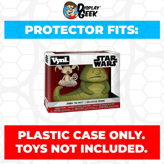 Pop Protector for Vynl 2 Pack Jabba the Hutt & Salacious Crumb Funko - PPG Pop Protector Guide Search Created by Display Geek