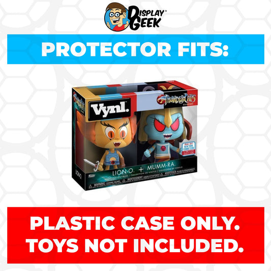 Pop Protector for Vynl 2 Pack Lion-O & Mumm-Ra NYCC Funko - PPG Pop Protector Guide Search Created by Display Geek