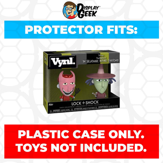 Pop Protector for Vynl 2 Pack Lock & Shock Funko - PPG Pop Protector Guide Search Created by Display Geek