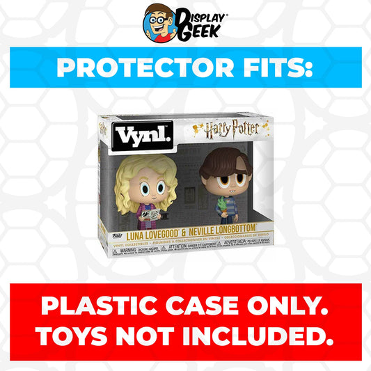 Pop Protector for Vynl 2 Pack Luna Lovegood & Neville Longbottom Funko - PPG Pop Protector Guide Search Created by Display Geek