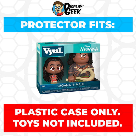 Pop Protector for Vynl 2 Pack Moana & Maui Funko - PPG Pop Protector Guide Search Created by Display Geek