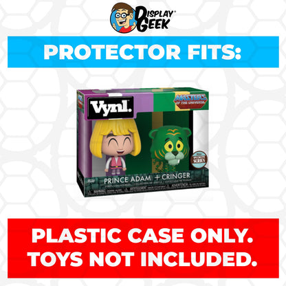 Pop Protector for Vynl 2 Pack Prince Adam & Cringer Funko - PPG Pop Protector Guide Search Created by Display Geek