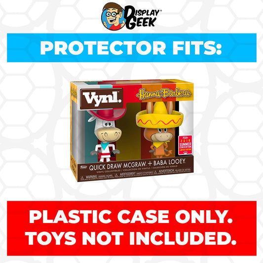 Pop Protector for Vynl 2 Pack Quick Draw McGraw & Baba Looey SDCC Funko - PPG Pop Protector Guide Search Created by Display Geek
