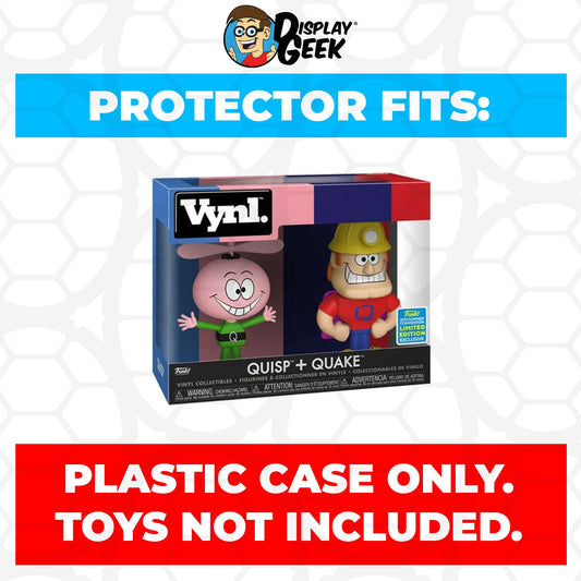 Pop Protector for Vynl 2 Pack Quisp & Quake SDCC Funko - PPG Pop Protector Guide Search Created by Display Geek