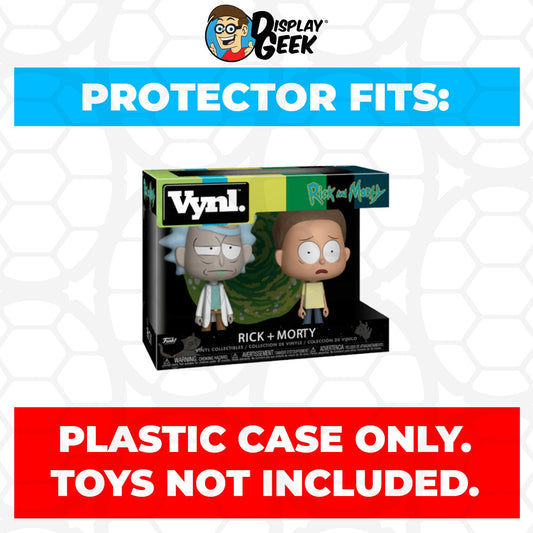 Pop Protector for Vynl 2 Pack Rick & Morty Funko - PPG Pop Protector Guide Search Created by Display Geek