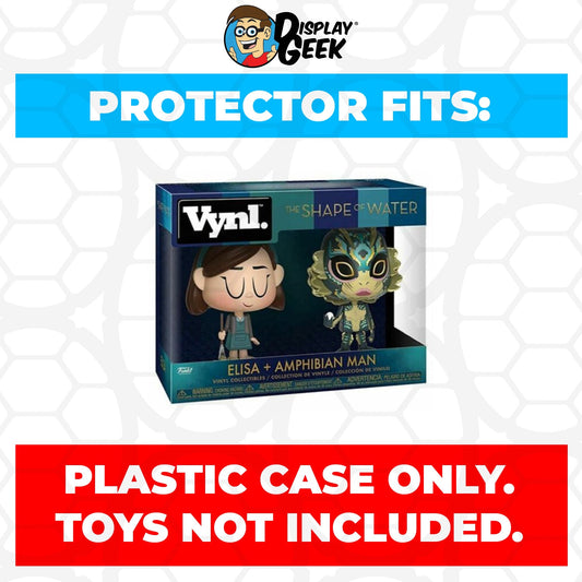 Pop Protector for Vynl 2 Pack Elisa & Amphibian Man Funko - PPG Pop Protector Guide Search Created by Display Geek